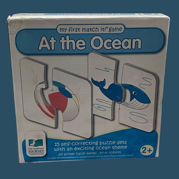 The Learning Journey My First Match It At the Ocean 15 2 Pc Puzzles - Picture 1 of 6